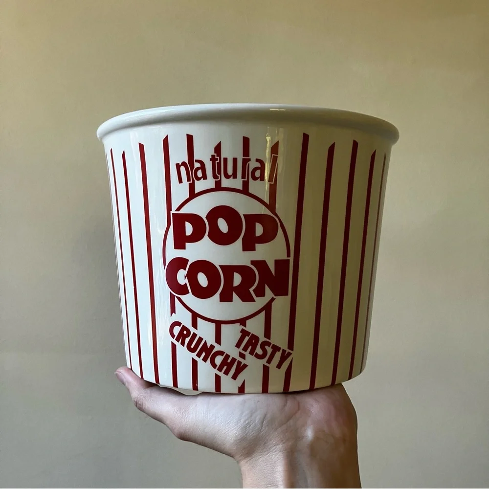 Williams Sonoma | Ceramic Glazed Popcorn Bucket
